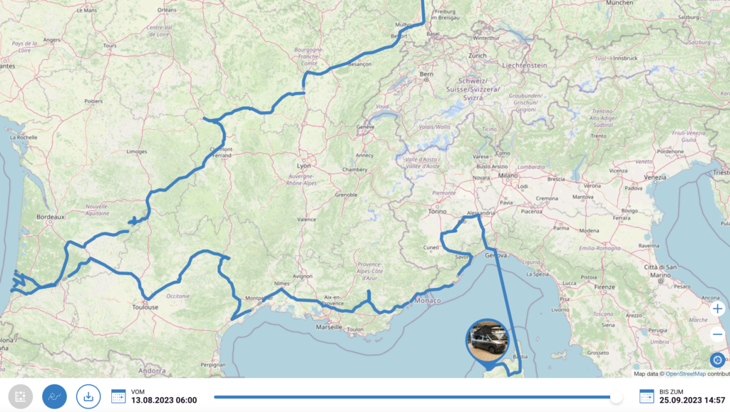 Bulli-Tracker 13.08.2023 - 25.09.2023